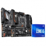 intel酷睿英特尔i5 10400/10400F 11400/F搭 技嘉B460 B560 CPU主板套装全新十代盒装处理器